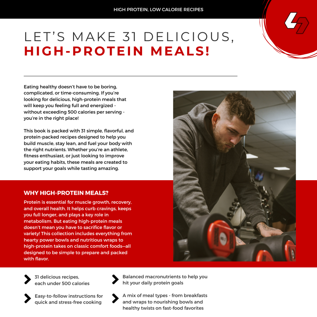 The High Protein Low Cal Meals LSC E-Book - Vol. 1
