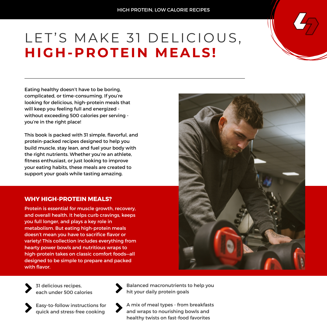 The High Protein Low Cal Meals LSC E-Book - Vol. 1
